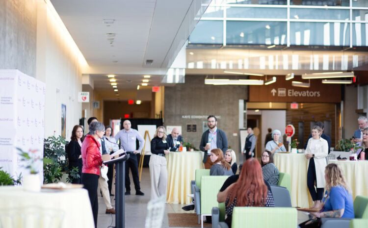 Igniters arrive on site at the Kaye Edmonton Clinic